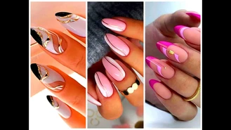 ایده طراحی ناخن شیک