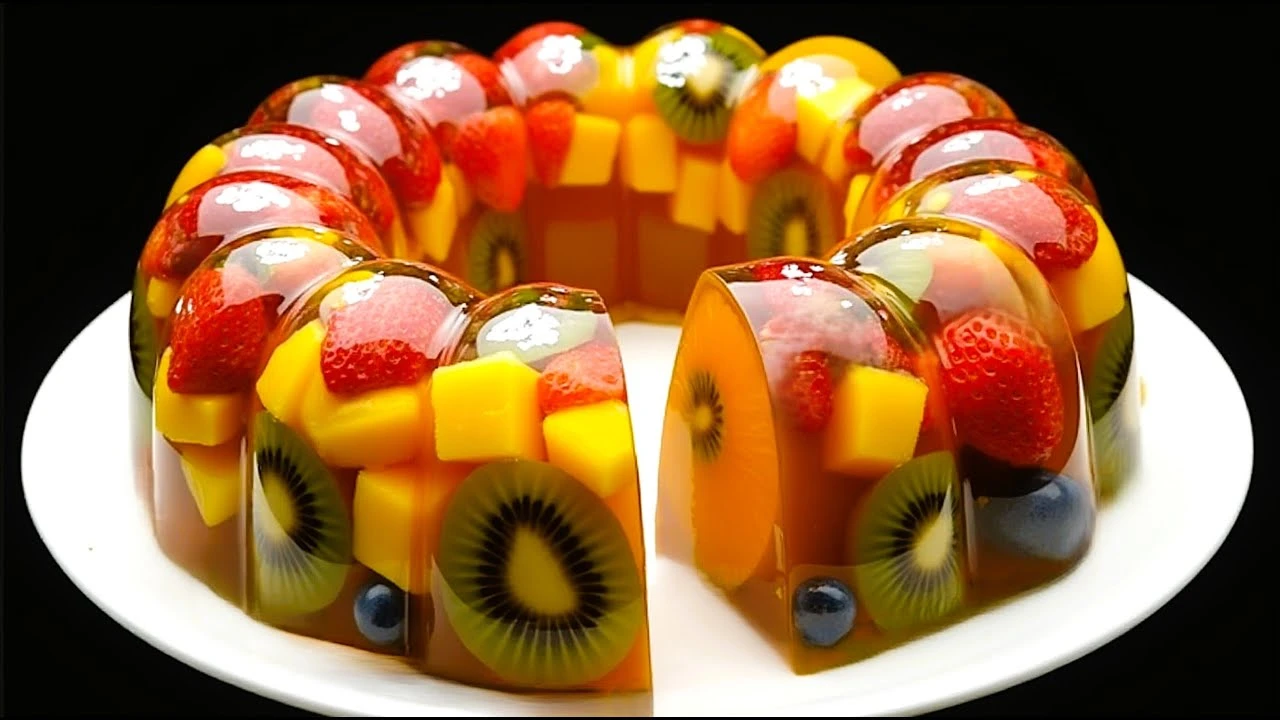 ژله میوه ایی برای یلدا 