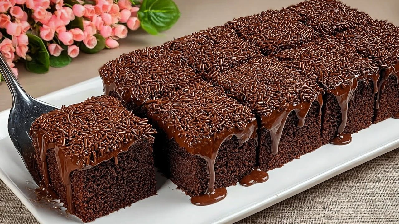 آموزش کیک خیس شکلاتی