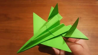 آموزش کاردستی کاغذی / جت جنگنده تامکت F-14 / اوریگامی