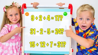 برنامه کودک گبی و الکس / چالش ریاضی / جمع و تفریق ساده/